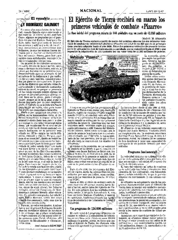 ABC MADRID 22-12-1997 página 26