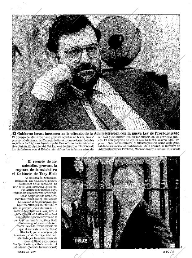 ABC MADRID 22-12-1997 página 5