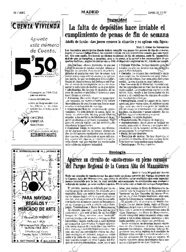 ABC MADRID 22-12-1997 página 56