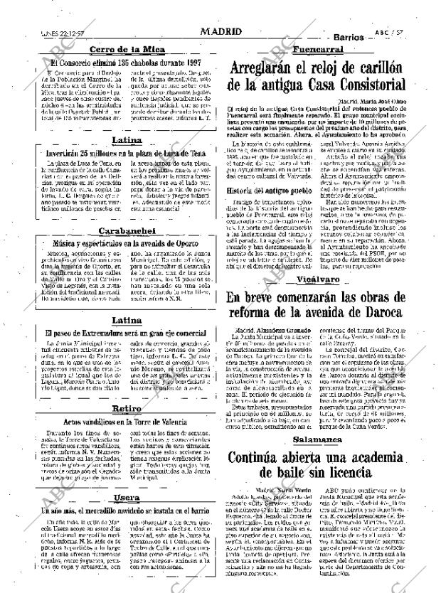 ABC MADRID 22-12-1997 página 57