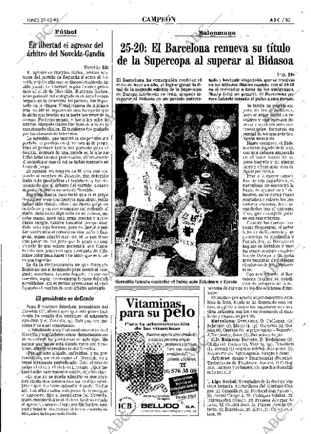 ABC MADRID 22-12-1997 página 85