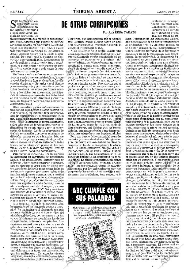 ABC MADRID 23-12-1997 página 108