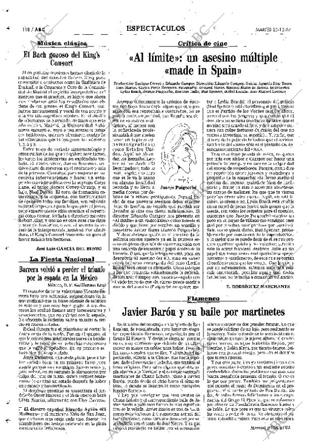 ABC MADRID 23-12-1997 página 118