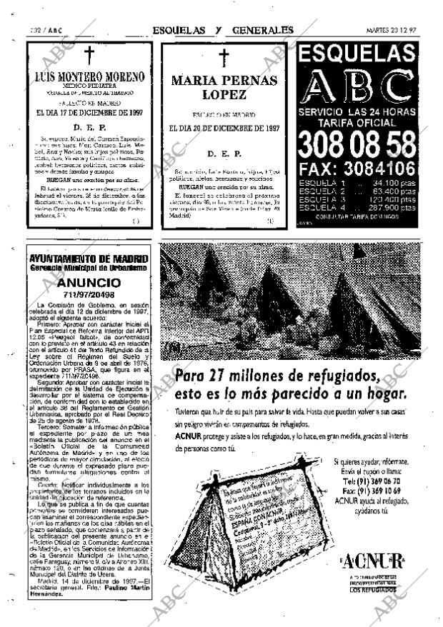 ABC MADRID 23-12-1997 página 132