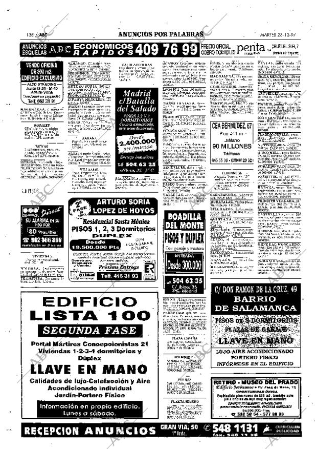 ABC MADRID 23-12-1997 página 138