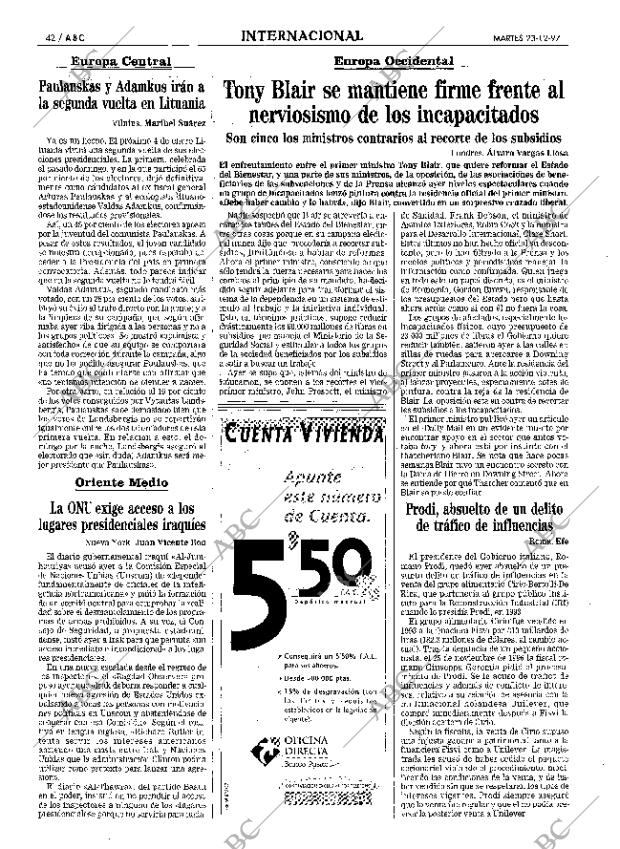 ABC MADRID 23-12-1997 página 42