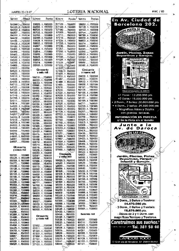 ABC MADRID 23-12-1997 página 83