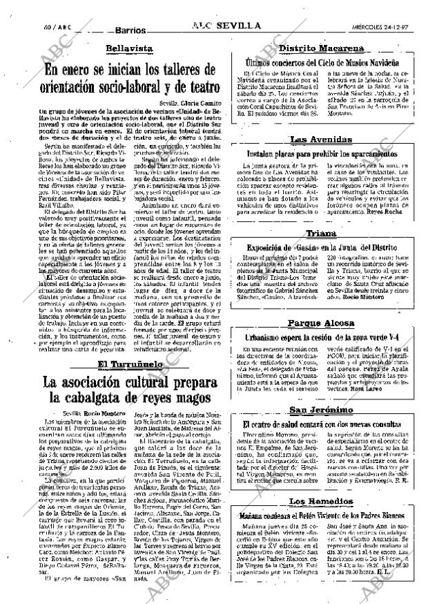 ABC SEVILLA 24-12-1997 página 60