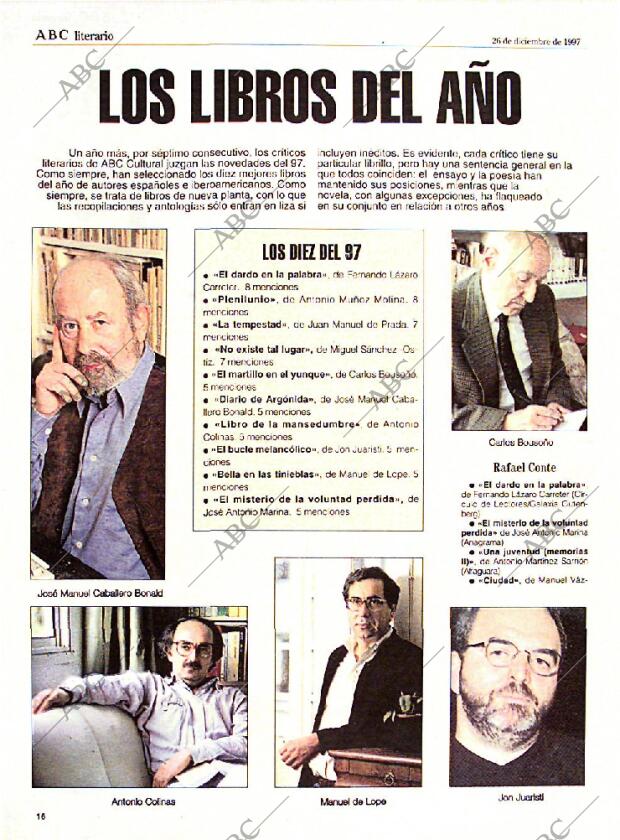 CULTURAL MADRID 26-12-1997 página 16