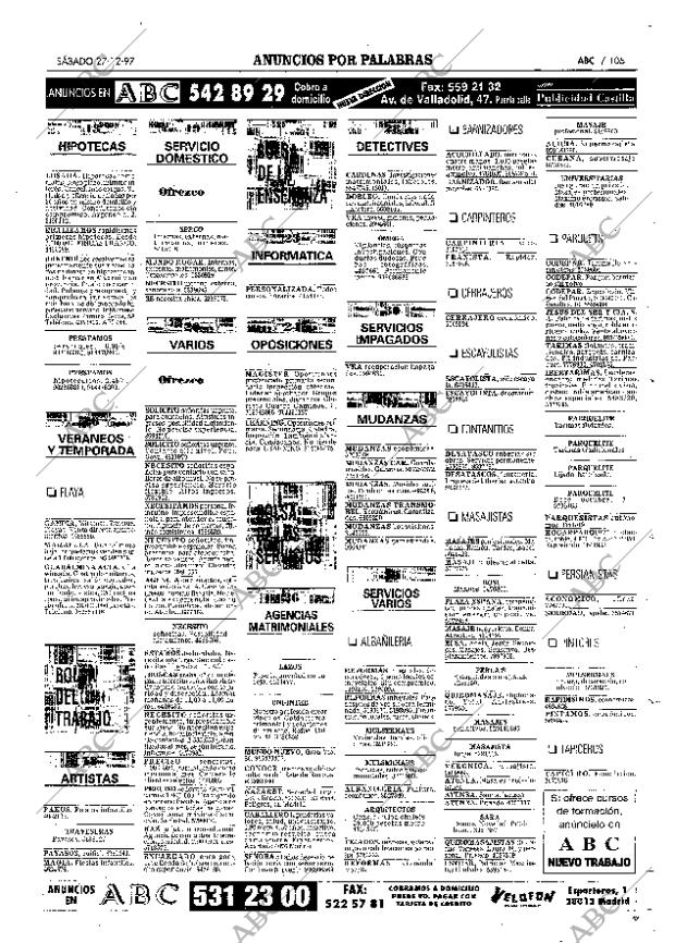 ABC MADRID 27-12-1997 página 105