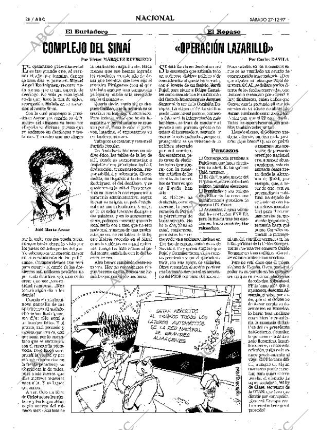 ABC MADRID 27-12-1997 página 28