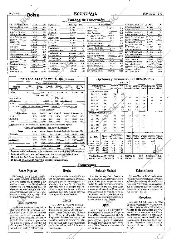 ABC MADRID 27-12-1997 página 48