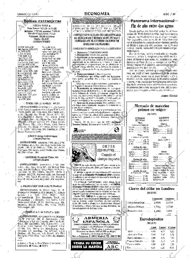 ABC MADRID 27-12-1997 página 49