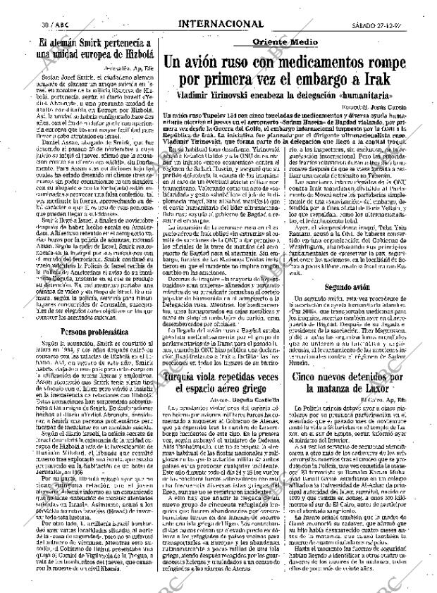 ABC SEVILLA 27-12-1997 página 30