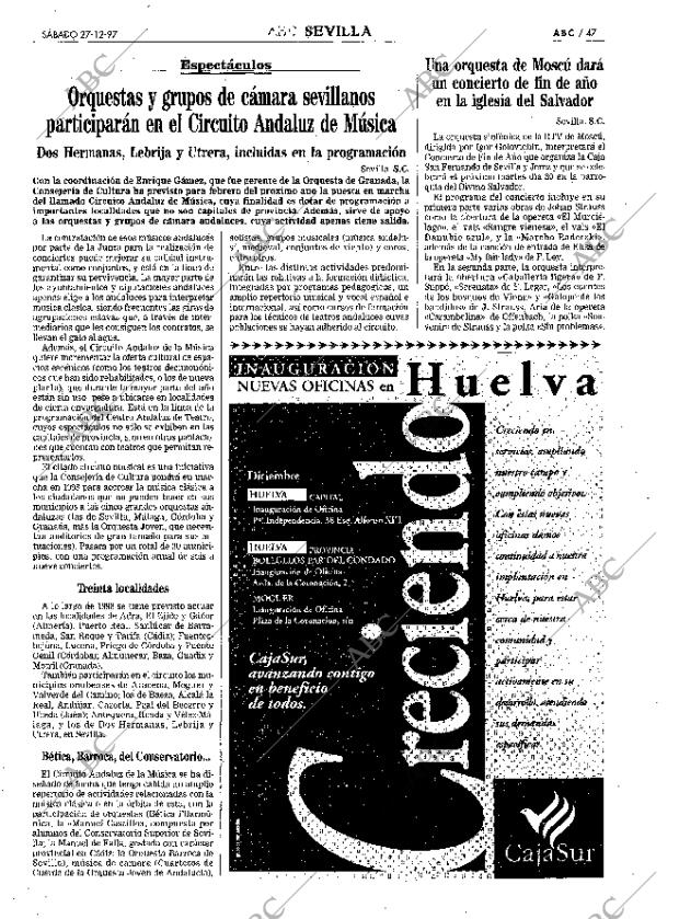 ABC SEVILLA 27-12-1997 página 47