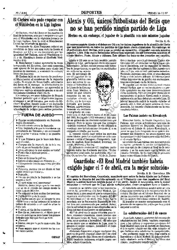 ABC SEVILLA 27-12-1997 página 70