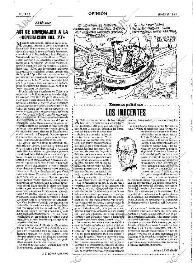 ABC SEVILLA 29-12-1997 página 18