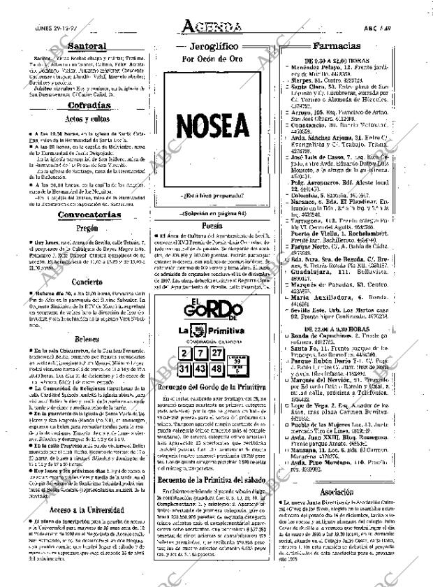 ABC SEVILLA 29-12-1997 página 49