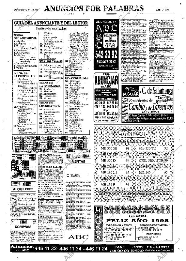 ABC MADRID 31-12-1997 página 109