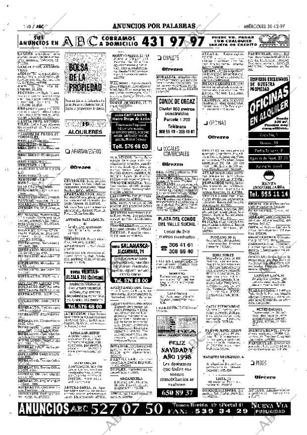 ABC MADRID 31-12-1997 página 110