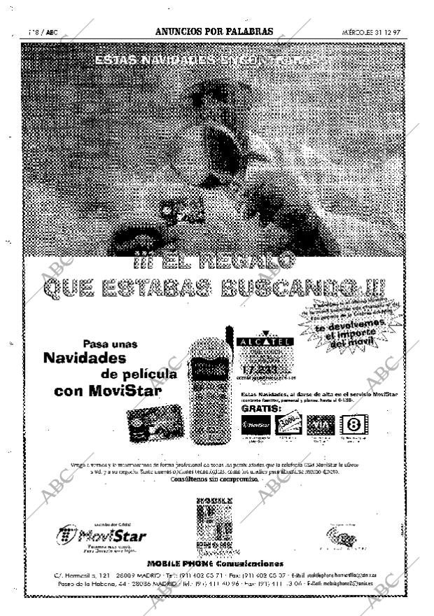ABC MADRID 31-12-1997 página 118
