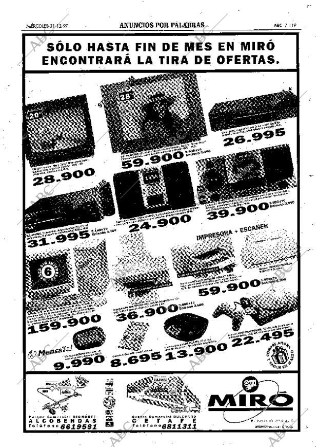 ABC MADRID 31-12-1997 página 119