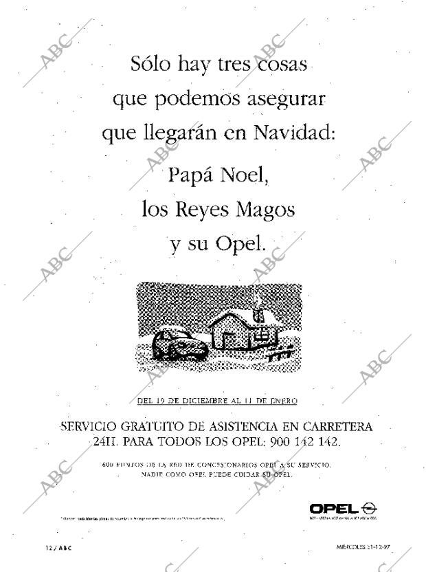 ABC MADRID 31-12-1997 página 12