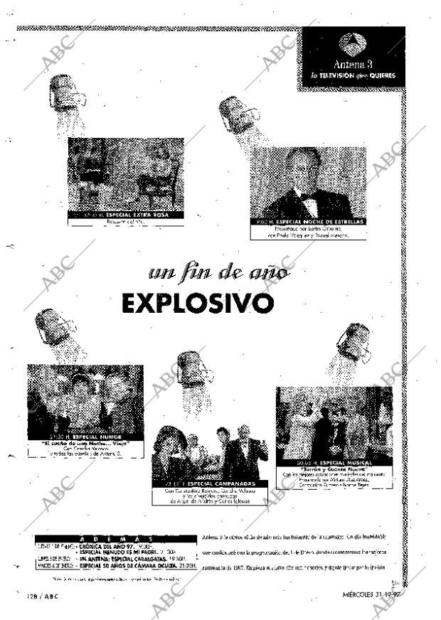 ABC MADRID 31-12-1997 página 128