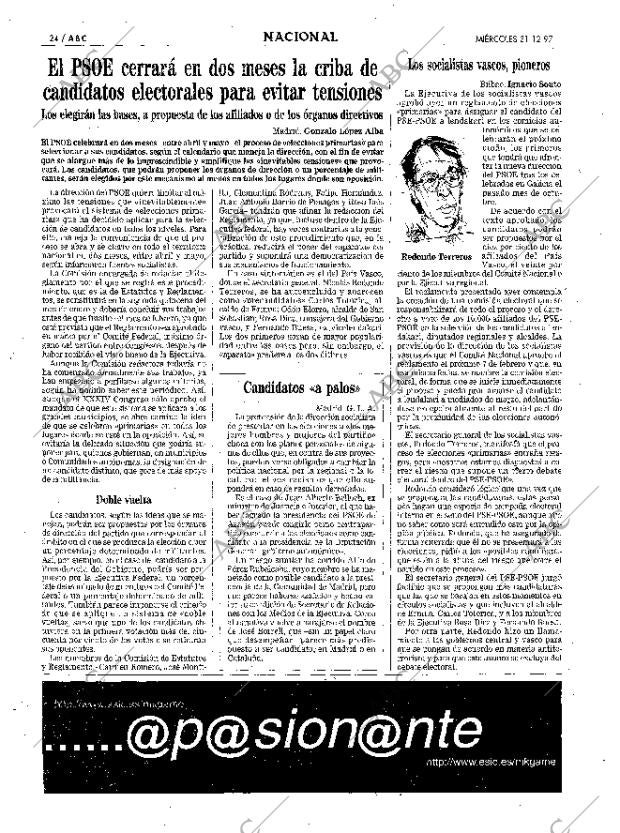 ABC MADRID 31-12-1997 página 24