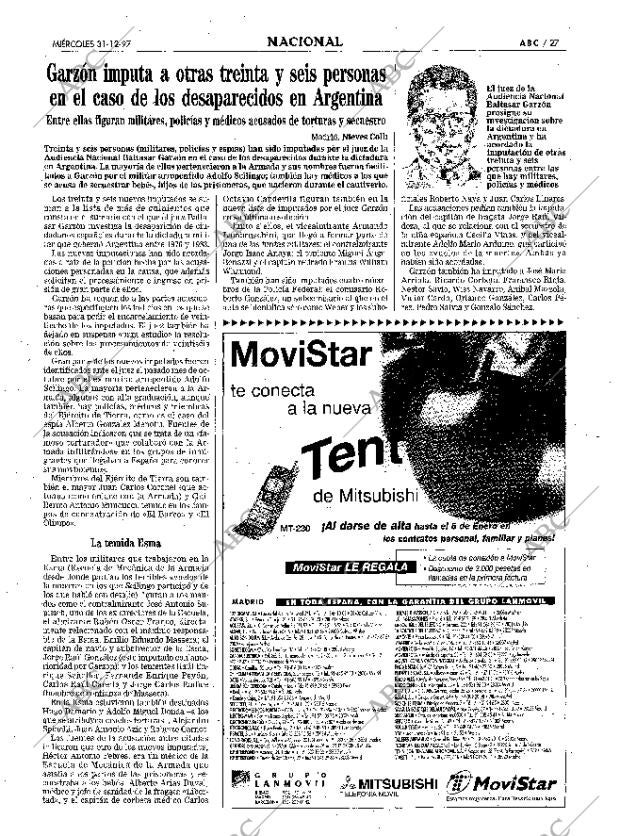ABC MADRID 31-12-1997 página 27