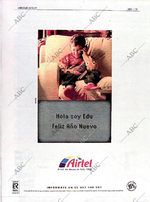 ABC MADRID 31-12-1997 página 35