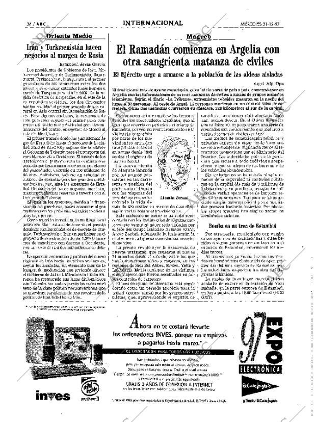ABC MADRID 31-12-1997 página 36