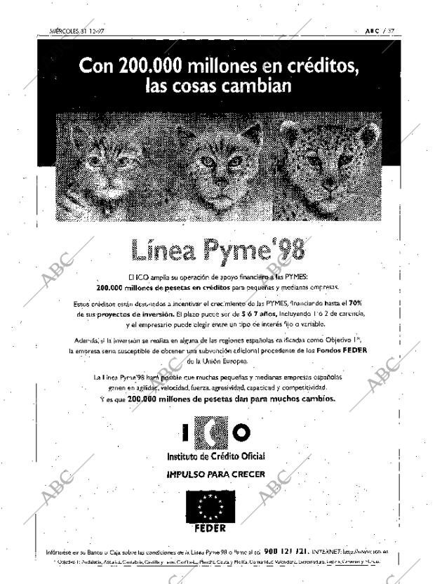 ABC MADRID 31-12-1997 página 37