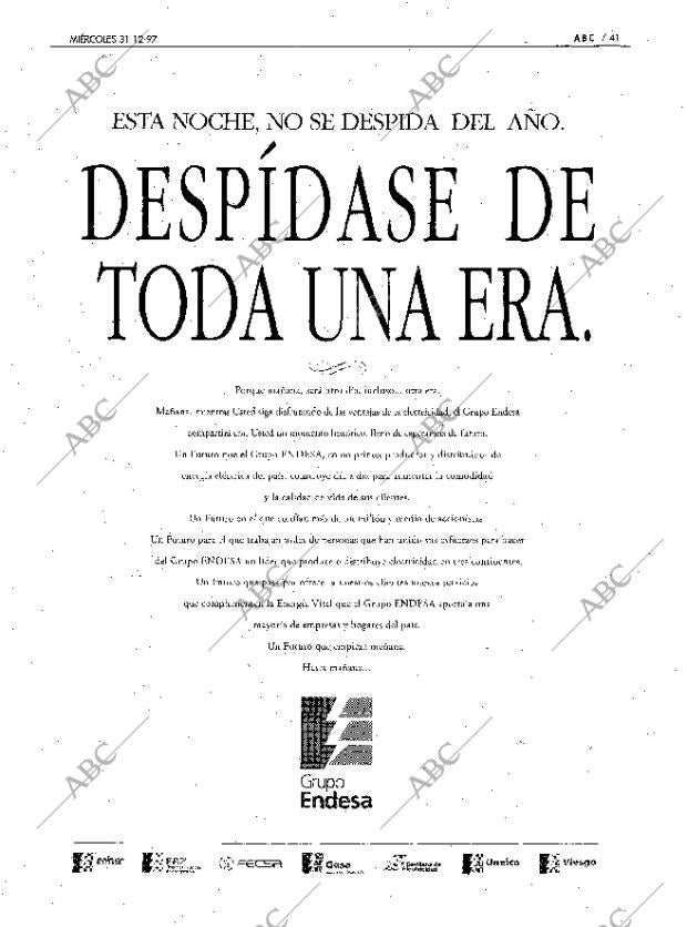 ABC MADRID 31-12-1997 página 41
