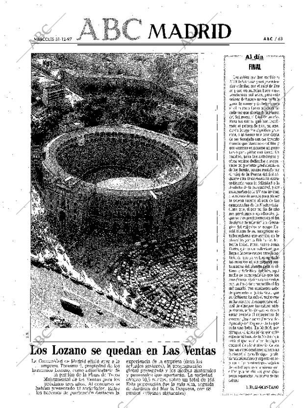 ABC MADRID 31-12-1997 página 63