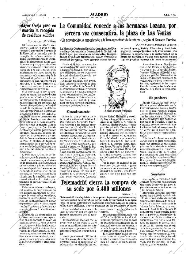 ABC MADRID 31-12-1997 página 65