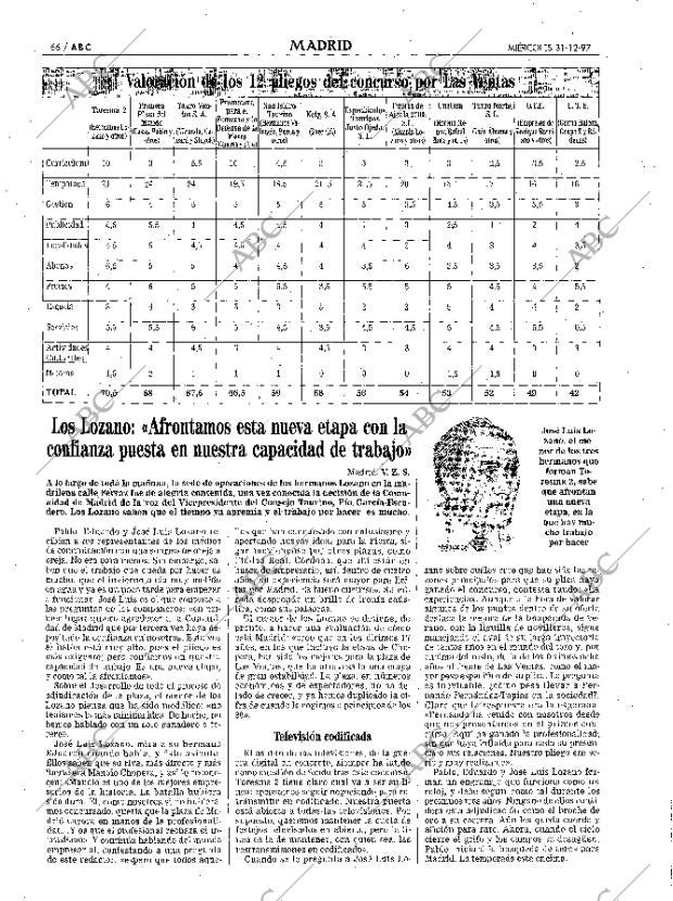 ABC MADRID 31-12-1997 página 66