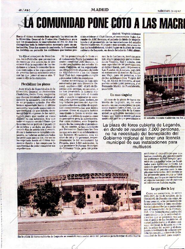 ABC MADRID 31-12-1997 página 68