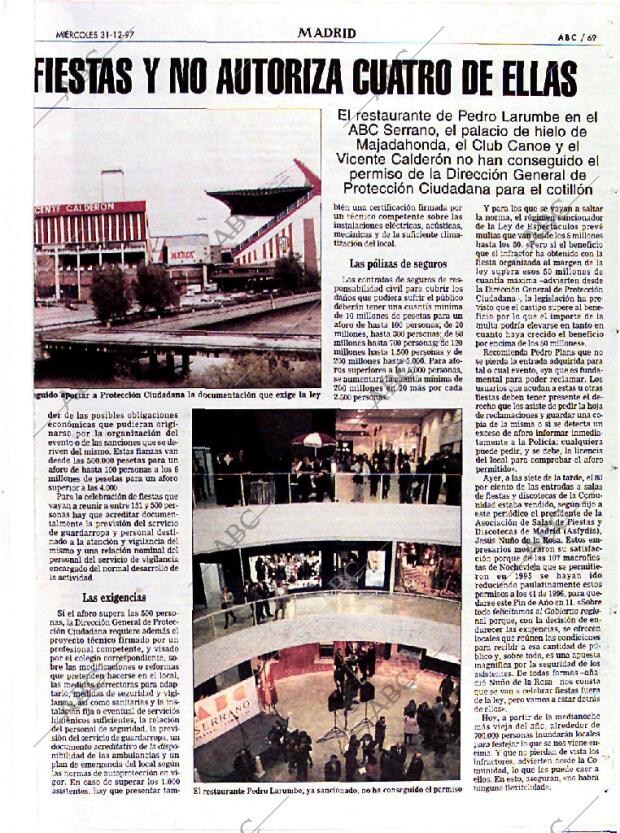ABC MADRID 31-12-1997 página 69