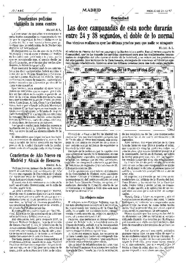ABC MADRID 31-12-1997 página 70