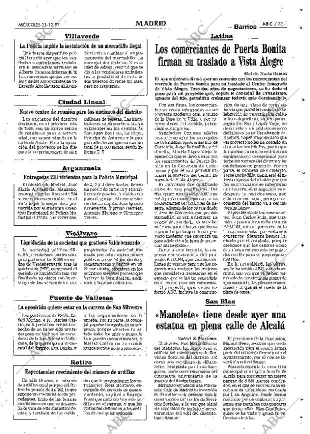 ABC MADRID 31-12-1997 página 73