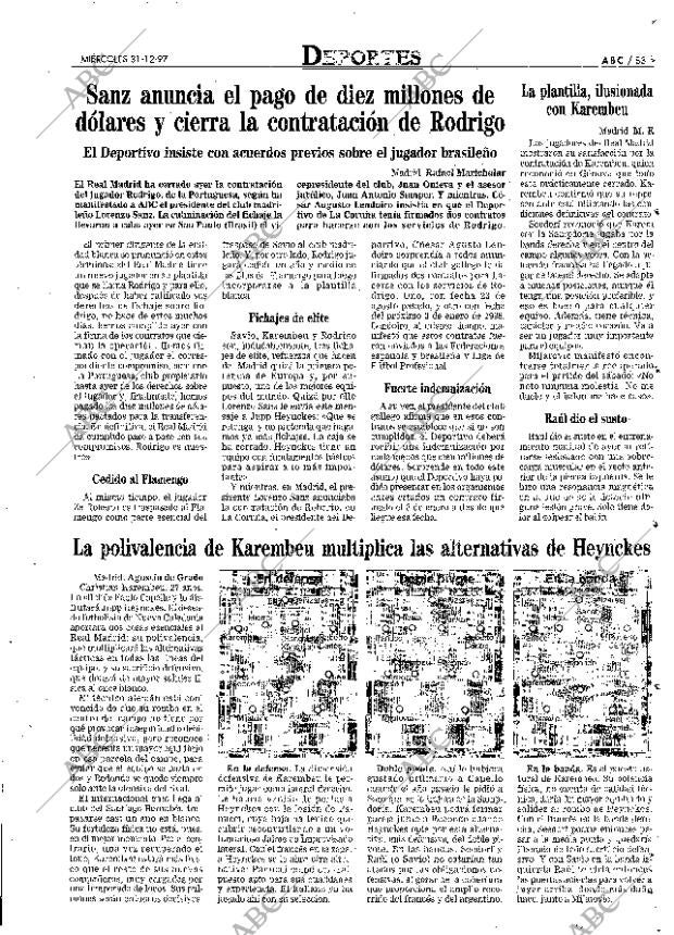 ABC MADRID 31-12-1997 página 83