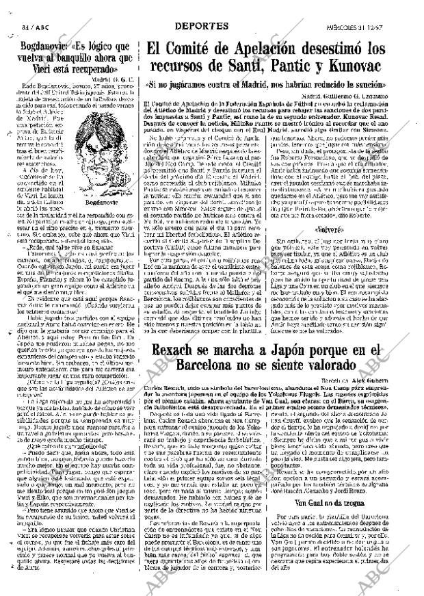 ABC MADRID 31-12-1997 página 84