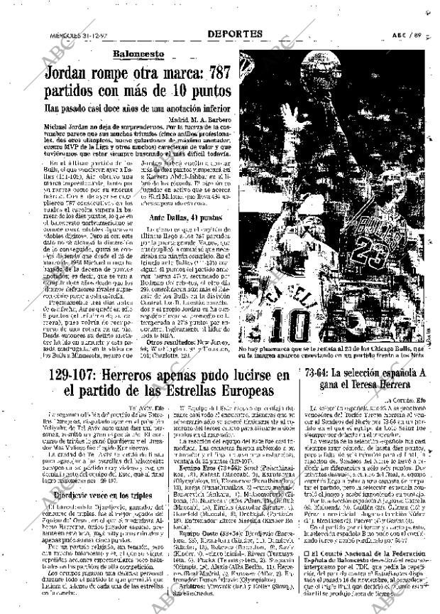 ABC MADRID 31-12-1997 página 89