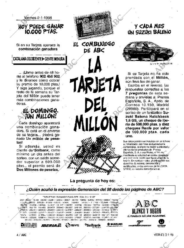 ABC MADRID 02-01-1998 página 4