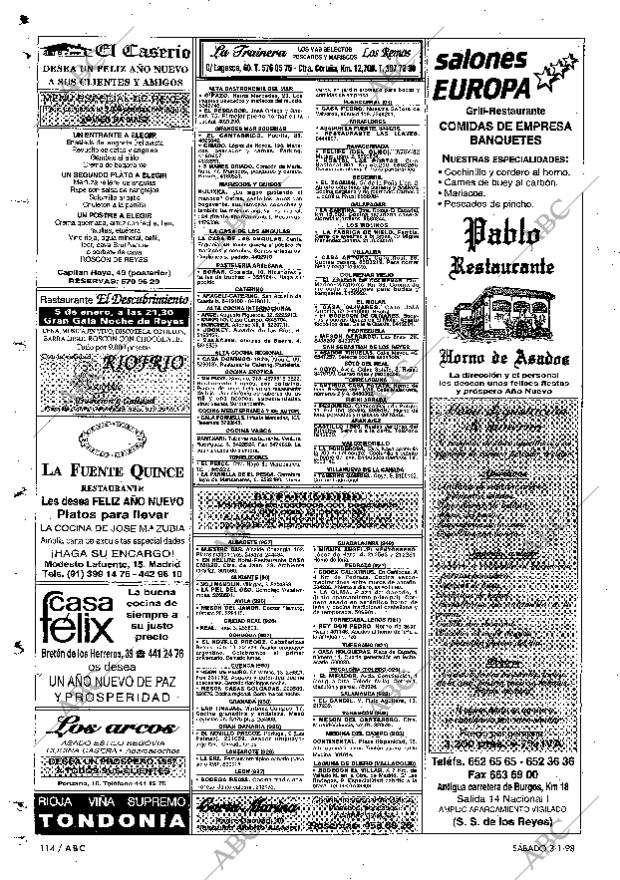 ABC MADRID 03-01-1998 página 114