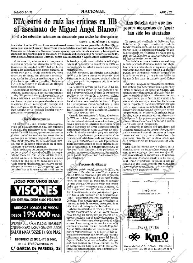 ABC MADRID 03-01-1998 página 23