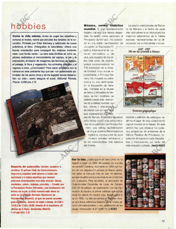 BLANCO Y NEGRO MADRID 04-01-1998 página 17