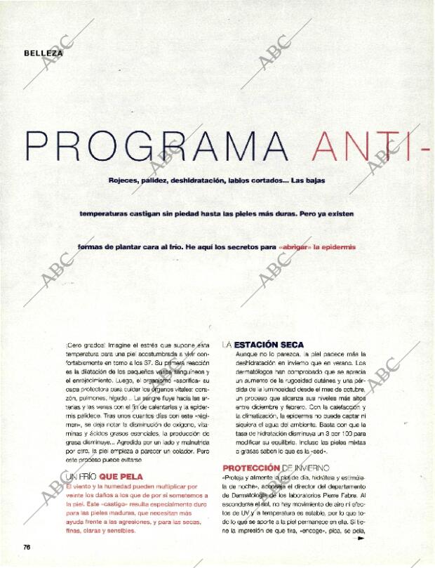 BLANCO Y NEGRO MADRID 04-01-1998 página 76