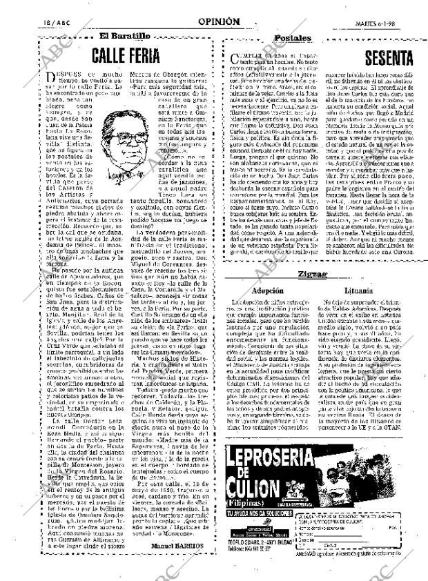 ABC SEVILLA 06-01-1998 página 18